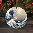 Stitch The Great Wave Japan Mica Ornament Perfect Gift For Holiday