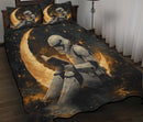 Stormtrooper Reading On A Crescent Moon Quilt Bed Sets