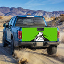 Stormtrooper Peek Under The Blanket Green Truck Tailgate Decal Sticker