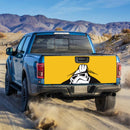 Stormtrooper Peek Under The Blanket Yellow Truck Tailgate Decal Sticker