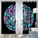 Suicune Stained Glass Window Curtain