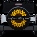 Sunflower State Of Mind Jeep Car Spare Tire Cover