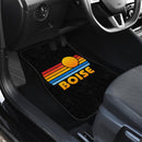 Sunset Retro Boise Car Floor Mats