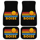Sunset Retro Boise Car Floor Mats