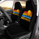 Sunset Retro Brooklyn Custom Car Seat Covers Decor Protectors