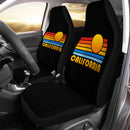 Sunset Retro California Custom Car Seat Covers Decor Protectors