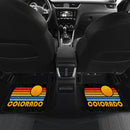 Sunset Retro Colorado Car Floor Mats