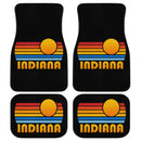 Sunset Retro Indiana Car Floor Mats