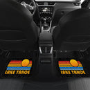 Sunset Retro Lake Tahoe Car Floor Mats