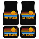 Sunset Retro Los Angeles Car Floor Mats