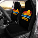 Sunset Retro Maine Custom Car Seat Covers Decor Protectors