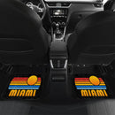 Sunset Retro Miami Car Floor Mats