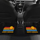 Sunset Retro North Carolina Car Floor Mats