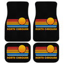 Sunset Retro North Carolina Car Floor Mats