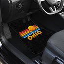 Sunset Retro Ohio Car Floor Mats