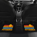 Sunset Retro Pittsburgh Car Floor Mats