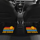 Sunset Retro San Diego Car Floor Mats