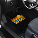 Sunset Retro San Diego Car Floor Mats