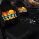 Sunset Retro San Diego Custom Car Seat Covers Decor Protectors