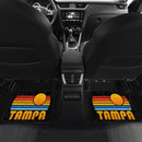 Sunset Retro Tampa Car Floor Mats