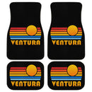 Sunset Retro Ventura Car Floor Mats