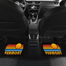 Sunset Retro Vermont Car Floor Mats