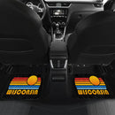 Sunset Retro Wisconsin Car Floor Mats