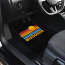 Sunset Retro Wisconsin Car Floor Mats