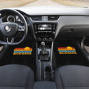 Sunset Retro Wisconsin Car Floor Mats