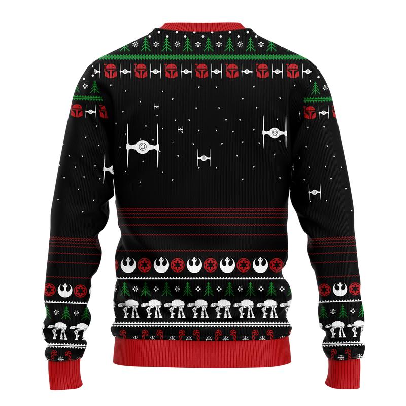 Star Wars Jingle All The Way Ugly Christmas Sweater Xmas Gift