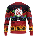 Dungeons & Dragons Ugly Christmas Sweater Xmas Gift
