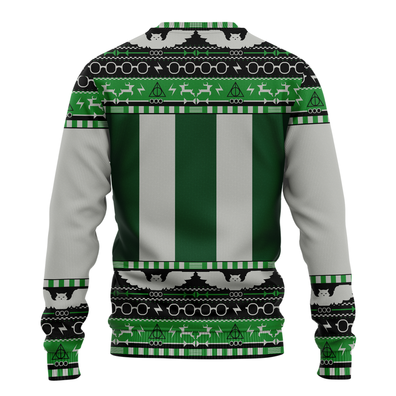 Harry Potter Slytherin Ugly Christmas Sweater Xmas Gift