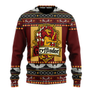 Harry Potter Gryffindor Ugly Christmas Sweater Xmas Gift