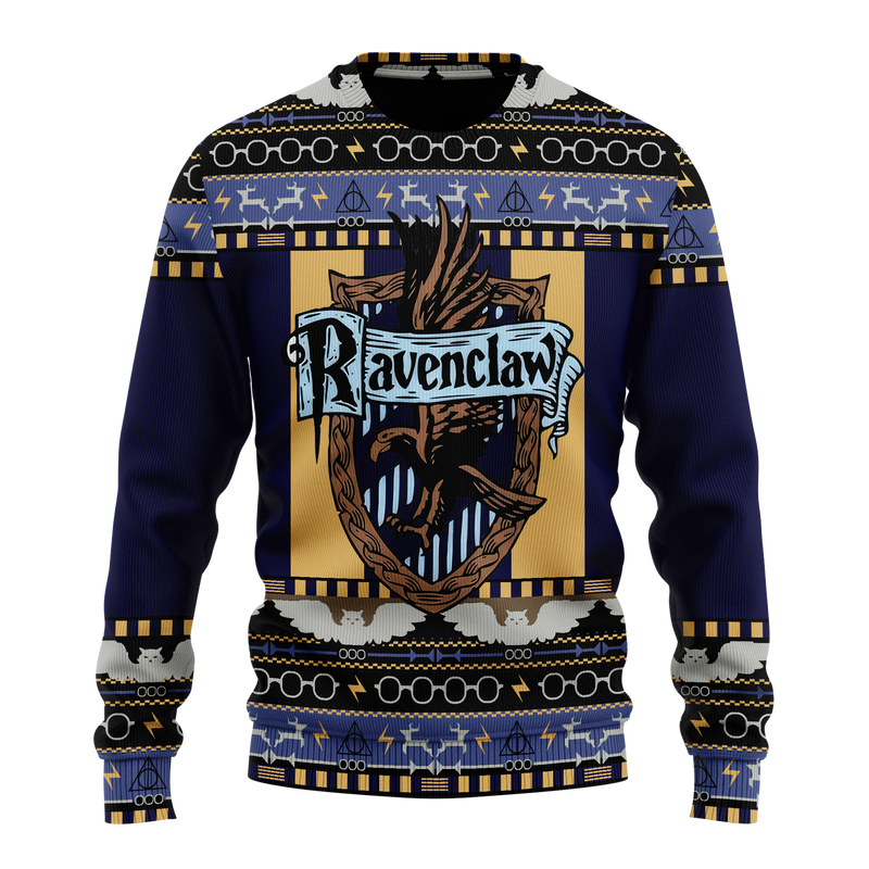 Harry Potter Ravenclaw Ugly Christmas Sweater Xmas Gift