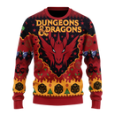 Dungeons & Dragons Ugly Christmas Sweater Xmas Gift