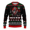 Star Wars Jingle All The Way Ugly Christmas Sweater Xmas Gift