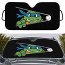 TMNT Ninja Mutant Teenage Blue Zip Custom Car Windshield Sunshades