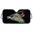 TMNT Ninja Mutant Teenage Red Zip Custom Car Windshield Sunshades