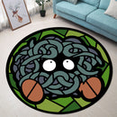 Tangela Stained Glass Round Rug