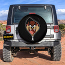 Funny Tasmanian Zipper Jeep Car Spare Tire Cover