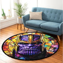 Thanos Stained Glass Round Rug