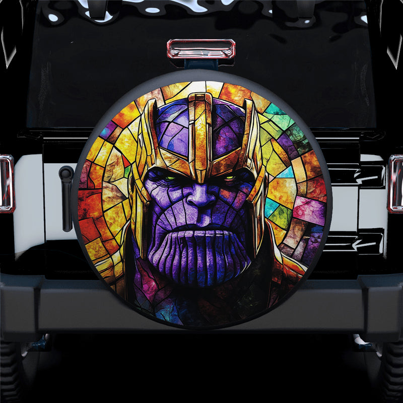Thanos Stained Glass Car Spare Tire Cover