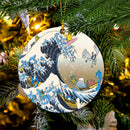 The Great Wave Japan Mica Ornament Perfect Gift For Holiday