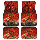 The Shadow Of The Red Gundam Car Floor Mats