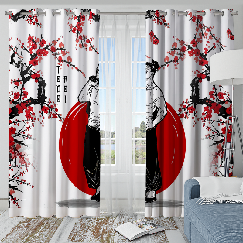 Todo Aoi Jujutsu Kaisen Anime Japan Style Window Curtain