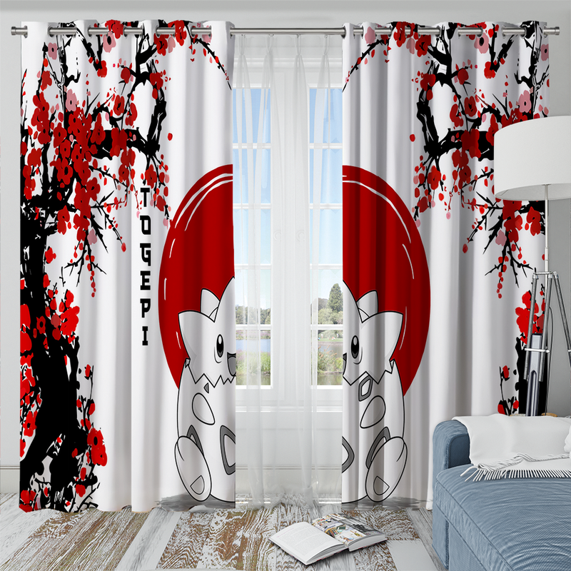 Togepi Japan Style Window Curtain
