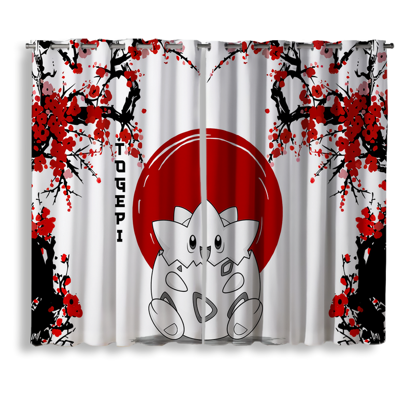 Togepi Japan Style Window Curtain