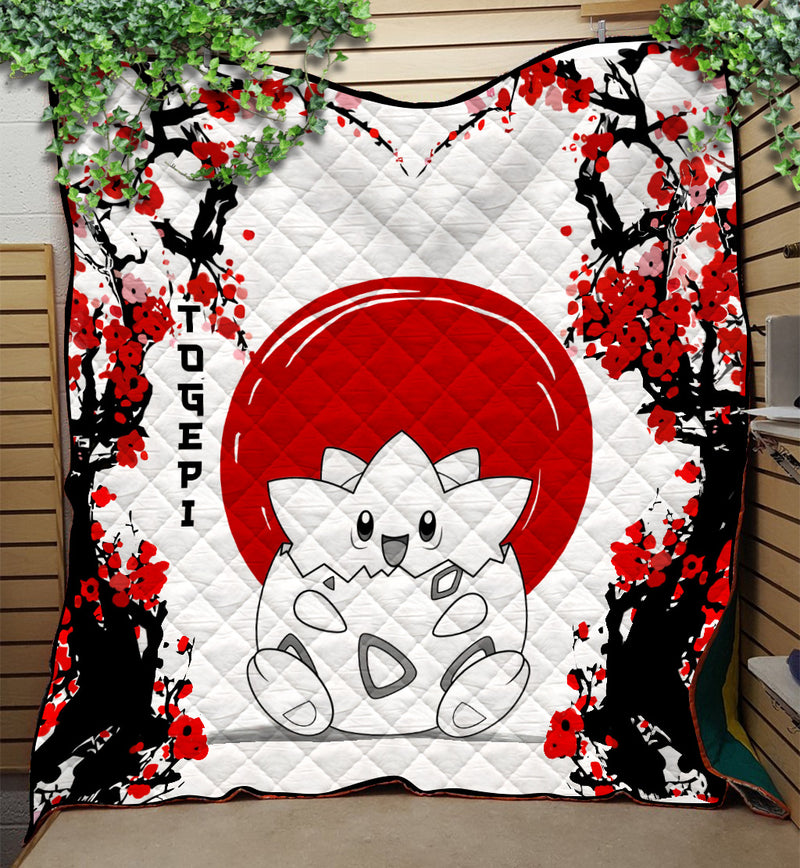 Togepi Japan Style Quilt Blanket