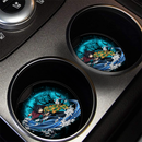Tomioka Giyuu Moonlight Halloween Car Coasters Auto Cup Holder