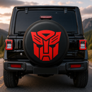 Transformers Prime Logo Orange Car Spare Tire Cover